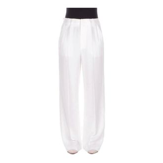 Dondup Wide Trousers - female - Dondup - Wide Trousers - Beige - M - Trousers