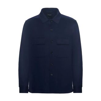 Ermenegildo Zegna Overshirt - male - Zegna - Casual Shirts - Blue - 2XL - Shirts