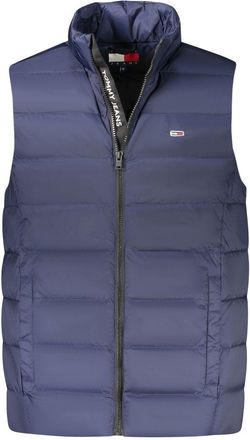 Tommy Hilfiger Blue Nylon Mens Sleeveless Mens Jacket