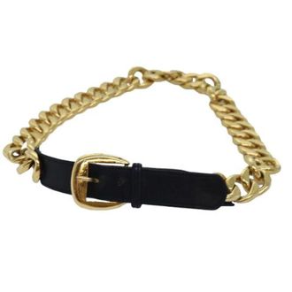 Chanel Pre-owned Leather Belt - female - Chanel Vintage - Vintage Belts - Black - ONE SIZE - Pre-owned