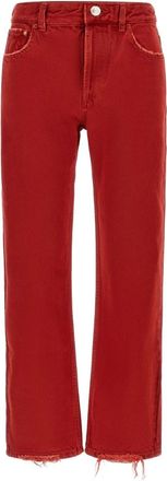 Isabel Marant Jeans Daya Cropped - Jeans - Mujer - Rojo - M