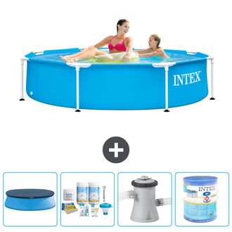 Intex Piscina Con Estructura Redonda - 244x51 Cm - 7-piezas S31409