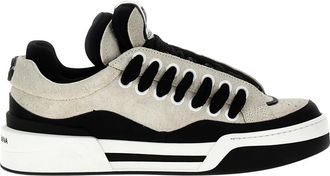 Dolce & Gabbana New Roma Sneakers - Heren - Schoenen - Wit - Maat: 42 1/2 EU Leer