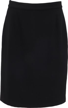 Emporio Armani Pencil Skirt in Black Wool