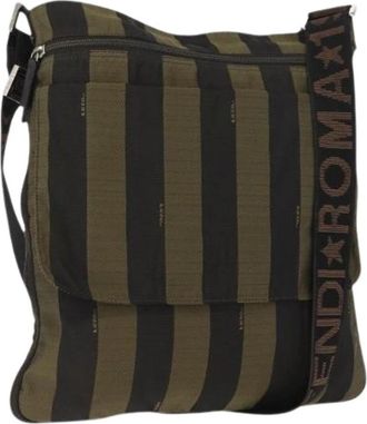 Fendi Pre-owned Canvas Cross Body Tas - Dames - Vintage Schoudertas - Veelkleurig - ONE Size - Vintage