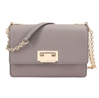 Paul Costelloe Womens Amiera Leather Cross Body Bag - Grey - One Size