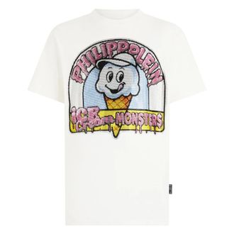 Philipp Plein Uomo, Top, Bianco, M, new