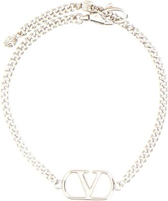 Valentino Garavani Silver Metal Bracelet