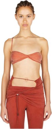 Jacquemus Donna, Top, Arancione, L, new