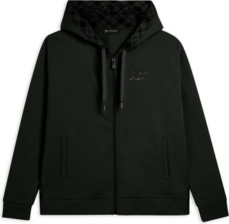 Freddy Felpa con cappuccio foderato fantasia e zip frontale