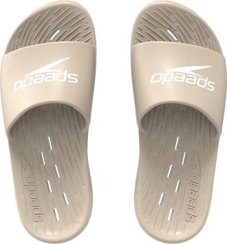 Speedo Badesandale SPEEDO Speedo Slide AF, Damen, Gr. 42, beige (creme), Obermaterial: 100% EVA, unifarben, Sportlich, Schuhe Badesandale