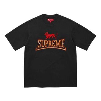 SUPREME FW26 Milan Sequin S/S T-Shirt Black FW26KN55-BLK