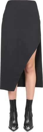 Alexander McQueen Wool and Mohair Skirt - Black