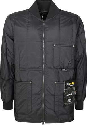 TAION Giubotto Imbottito - Heren - Bomber jackets - Zwart - S - Leer - Jassen