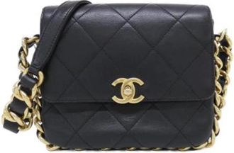 Chanel Pre-owned Vintage Shoulder Bag - unisex - Vintage Schoudertas - Zwart - ONE Size - Vintage