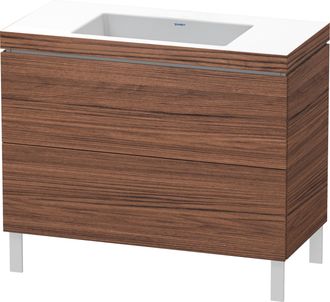Duravit Duravit - Mueble De Ba&ntilde;o L-cube Wt Vero Air 698x1000x480mm Sin Orificio Para Grifer&iacute;a Nogal Oscuro