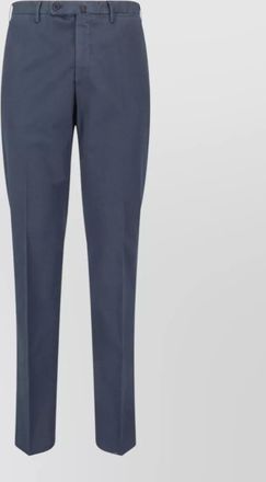 Incotex straight trousers belt loops pockets design