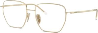 Prada Occhiali geometrici - Oro