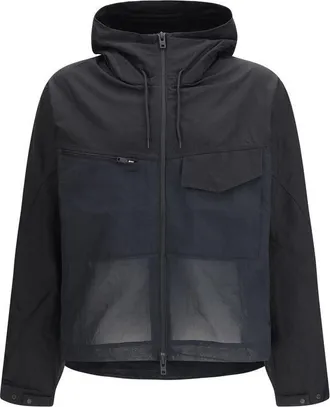 Yohji Yamamoto Black Cotton Shell Mens Jacket
