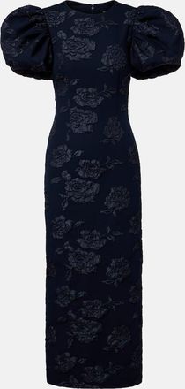 Rotate Ruby jacquard midi dress