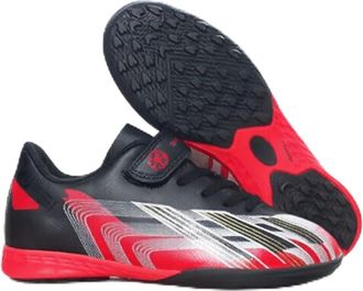 Generic Unisex Lightweight Breathable Soccer Training Shoes - Mens Wear-Resistant Anti-Slip Football Competition Sneakers (Black-Short Spike,4.5)