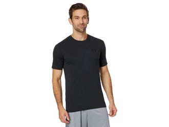Under Armour Sportstyle Left Chest Short Sleeve Mens Clothing Black/Black : 2XL, Cotton/Polyester