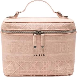 Dior Pre-owned Vanity Bag - Dames - Vintage Handtas - Roze - ONE Size - Leer - Vintage