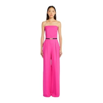 Max Mara Jumpsuits, female, Pink, Size: L Array Jumpsuit