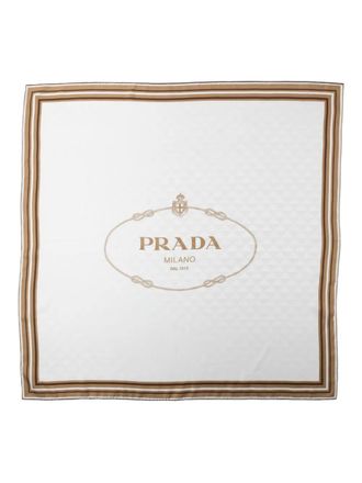 スカーフ PRADA SAND SILK BLEND SCARF Prada Sand Silk Blend Scarf | italist