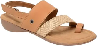 Minnetonka Womens Salma Sandal In Honey Closeouts