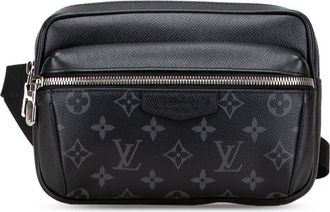 Louis Vuitton Marsupio Outdoor in pelle Taigarama con monogramma 2019 - Nero