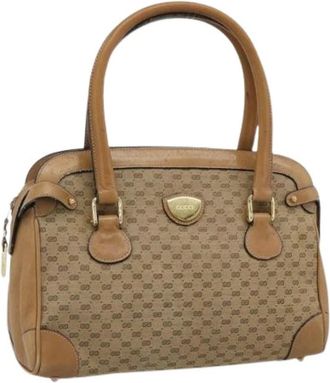 Gucci Borsa a mano vintage Pre-owned in tela - - Pre-owned - Donna - Beige - ONE SIZE