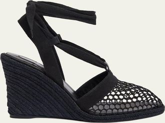 Christian Louboutin 85mm Toleda Espadrille Wedge Sandals