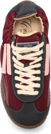 Puraai Ruched Detailing Sneakers - Red