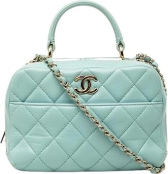 Chanel Borsa a mano Pre-owned Trendy CC Bowling - - Pre-owned - Donna - Blu - ONE SIZE