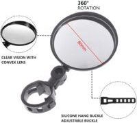 OEM Adecuado Para Espejos Retrovisores De Bicicleta, Espejos Retrovisores De Patinete El&eacute;ctrico, Espejos Retrovisores Convexos Ajustables 360&deg; Para Bicicl