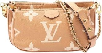 Louis Vuitton Borsa a spalla Pre-owned Multi Pochette Accessoires Monogram Empreinte - - Pre-owned - Donna - Beige - ONE SIZE
