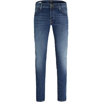Jack & Jones Jack & Jones Glenn Fox Katoenen Heren Blauwe Slim Jeans