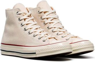 Converse Womens Sneakers Chuck 70 Canvas Parchment-Garnet-Egret Neutral Tones Trainers