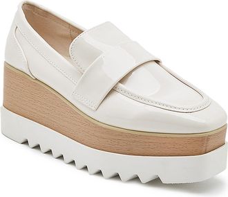 Generic Flats Oxfords Shoes for Women Fashion Square Toe Wedge Platform Dress Walking Loafers Sneakers Shoes with Thick Sole