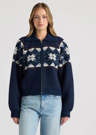 NVLT Womens Raglan Sleeve Zip Up Jacket