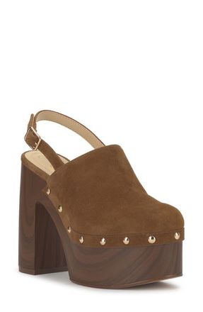 Jessica Simpson Caze Stud Platform Sandal in Safari Brown at Nordstrom, Size 9.5