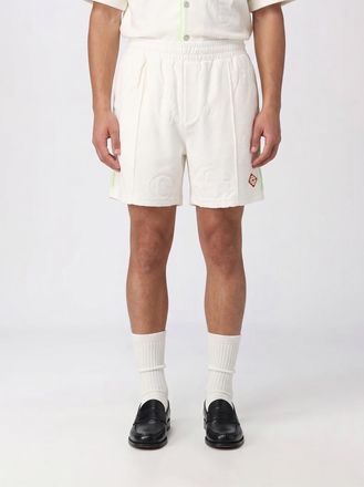 Casablanca Shorts sportivi in misto cotone con vita elasticizzata e logo