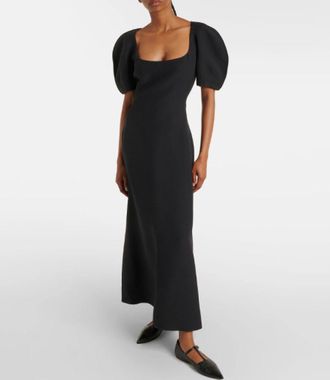 Gabriela Hearst Womens Niahm Dress - Black Wool - Size EU 38 (Womens)