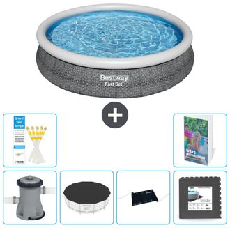 Bestway Piscina Bestway Fast Set Redonda - 366x76 Cm - 7-piezas S195