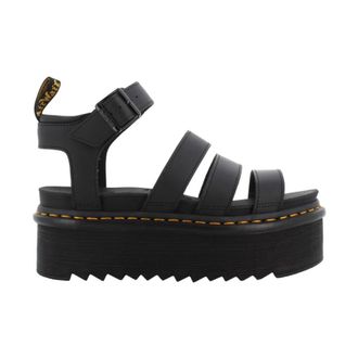 Dr. Martens Quad Sandalen Blaire Hydro - Dames - Schoenen - Zwart - Maat: 41 EU Leer