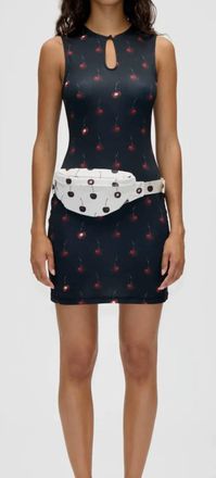 Stine Goya Keyhole Dress In Cherries