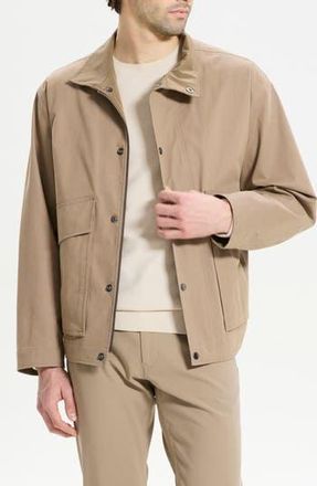 Theory Peach Cotton Blend Utility Jacket in Feather at Nordstrom Rack, Size X-Large