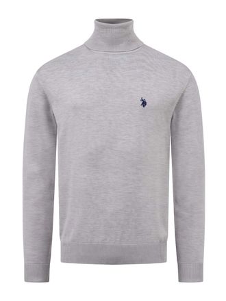 U.S.Polo Association heren coltrui - 100% katoen met geborduurd logo