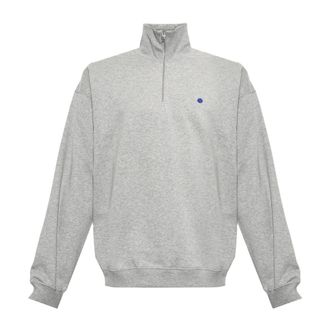 Jil Sander Sudadera con cuello alto - Sweatshirts & Hoodies - Hombre - Gris - L